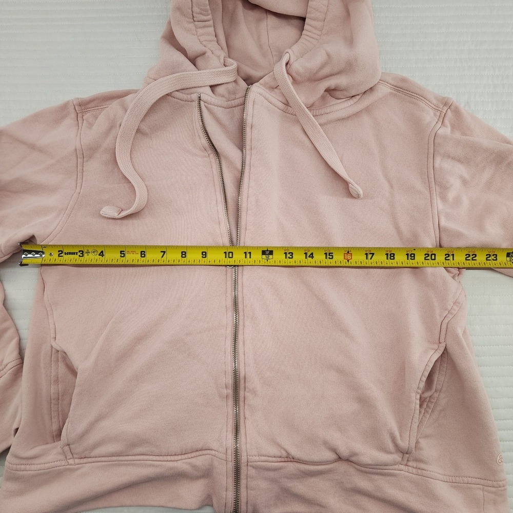 Zella Zip Up Hoodie Sweatshirt Athletic Activewear‎ Pastel Pink Casual 1X - Picture 3 of 6